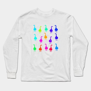 Goose gaggle two Long Sleeve T-Shirt